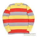 1960's DEADSTOCK ALLENDALE WIDE BORDER STRIPED L/S TEE ... L