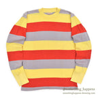 1960's DEADSTOCK ALLENDALE WIDE BORDER STRIPED L/S TEE ... L