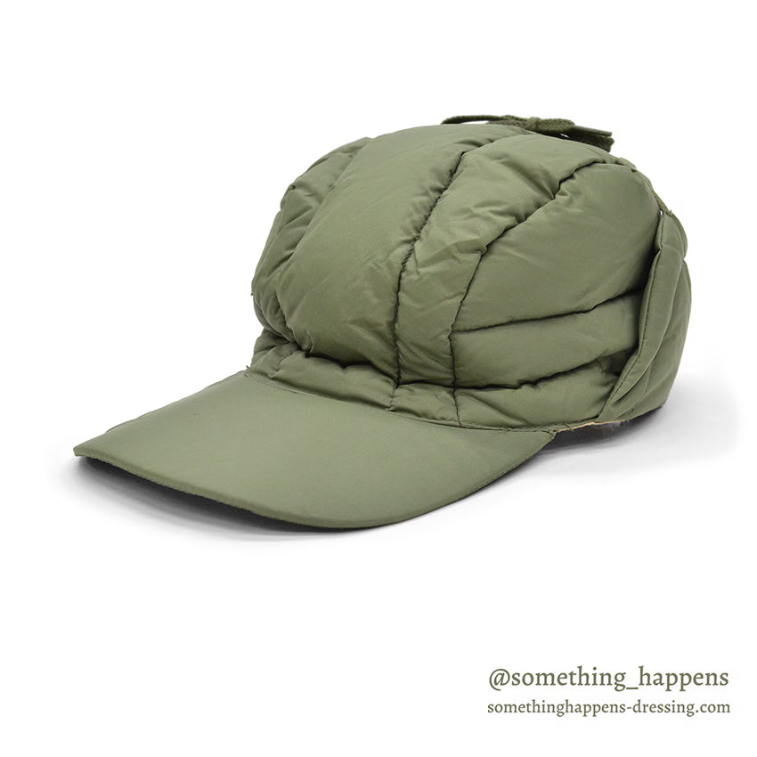 1960's EDDIE BAUER DOWN CAP / OLIVE...S