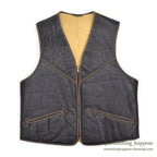 1960's POWR HOUSE SHEARLING WORK VEST...M