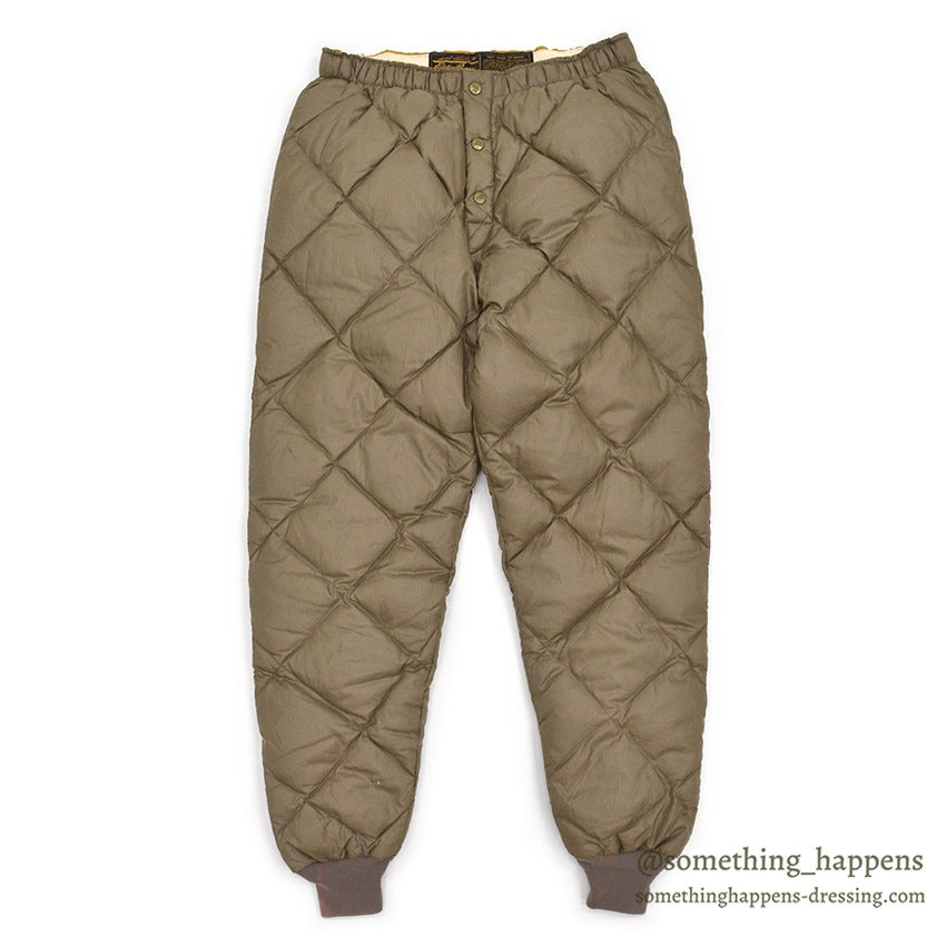 1980's EDDIE BAUER QUILTING DOWN PANTS ...