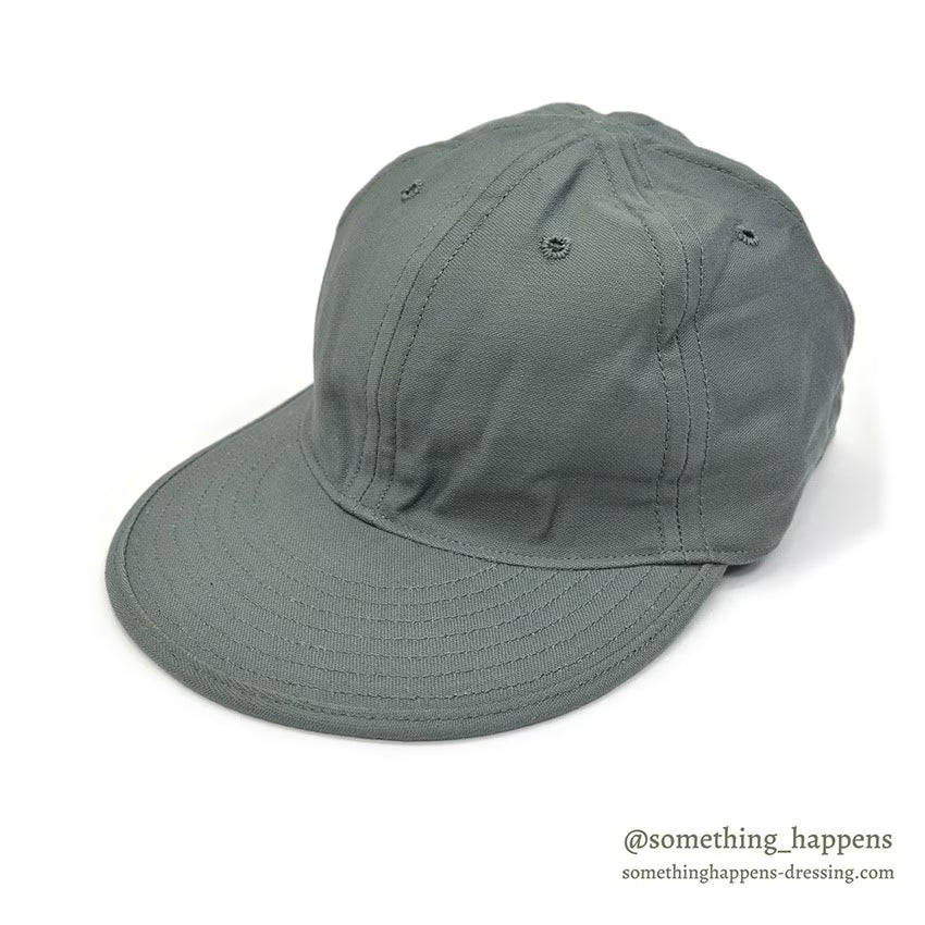 1960's DEADSTOCK USAF CAP, UTILITY, MAN'S COTTON SATEEN SAGE GREEN 2 ... 71/2