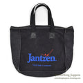1980's~ JANTZEN BLACK COTTON TOTE BAG ...
