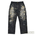 1990's CARHARTT BLACK DOUBLE KNEE DUCK PAINTER PANTS... W31/L31