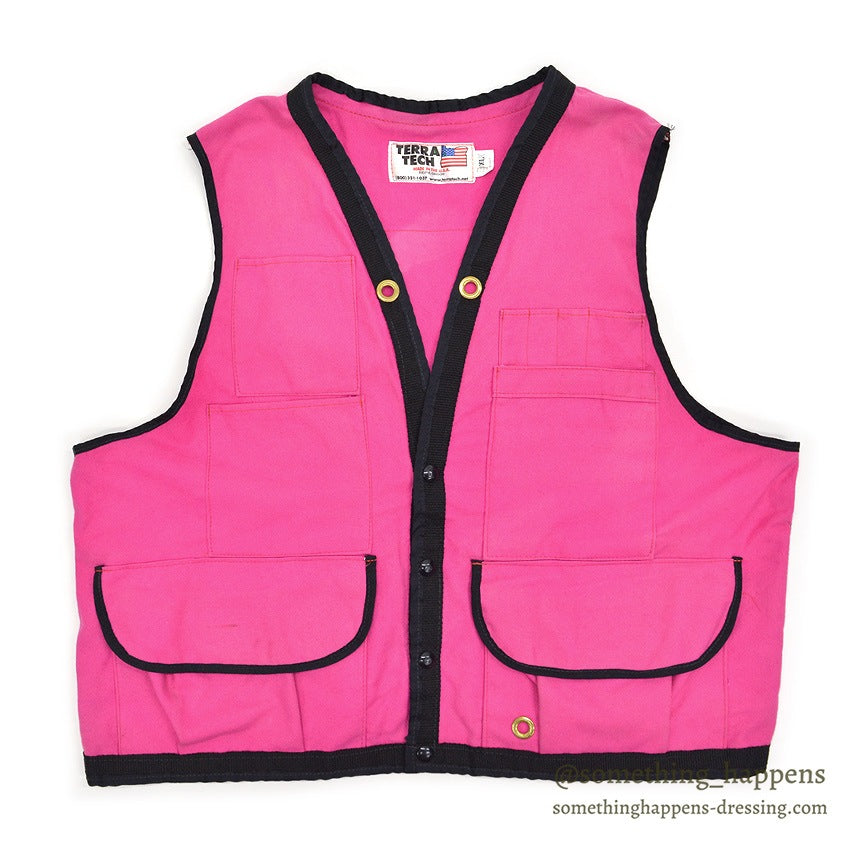 1990's TERRA TECH PINK PACK TRAIL VEST...XL