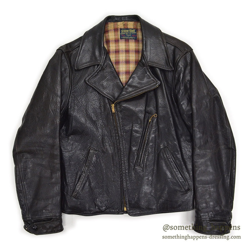 1940's TOP NOTCH LEATHER SPORTS JACKET ... 42