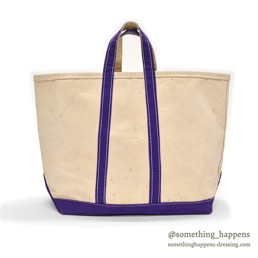 ~1980's L.L.BEAN BOAT AND TOTE / PURPLE ...