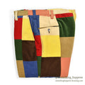 1970's DEADSTOCK HALRIN PATCHWORK CORDUROY PANTS...W38