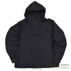 1950's SKI-WELL SEATTLE WOOLEN CO. BLACK NYLON ANORAK PARKA...