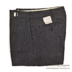 c.1940 DEADSTOCK OLD COTTON STRIPE WORK PANTS / ESSEX TROUSERS ... W33/L31