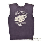 1960's SEATTLE WARLD'S FAIR SWEAT SHIRT / SLEEVES CUT OFF...
