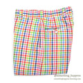 1970's DENHAM MULTICOLOR GINGHAM CHECK PANTS... W36/L28