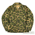 ~1960's BULLSEYE BILL CAMO JACKET / TWO POCKET ... M