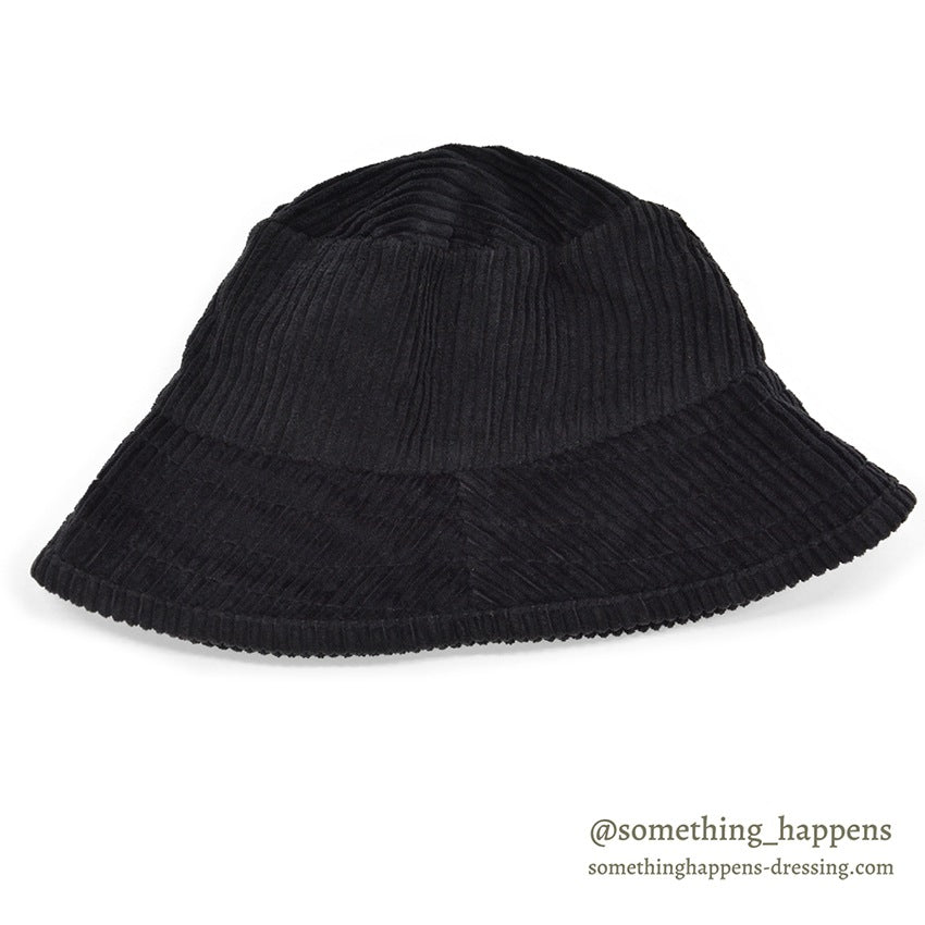 1980's~ EDDIE BAUER CORDUROY HAT / BLACK...