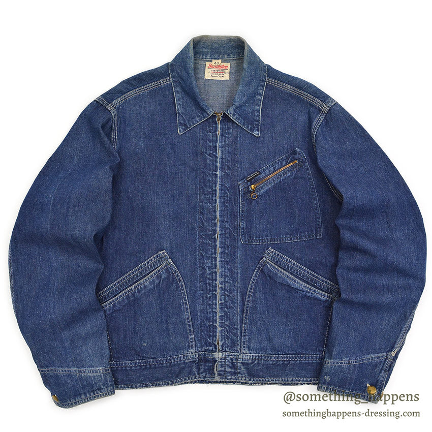 ~1960's BURLINGTON TYPE 91-B DENIM JACKET ... 40
