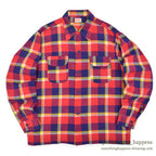 1950's NEW YORKER VIBRANT COLOR PLAID SHIRT ...