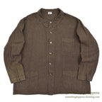 CP SHADES LINEN WORK JACKET / BROWN ... L