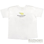 1990's BANANA REPUBLIC A WALK IN THE WOODS, AUTUMN 1992 T-SHIRT ... L