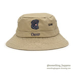1990's ORVIS DOG EMBROIDERY HAT / TAN... L/XL
