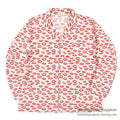 1990's J.CREW KISS PRINT PAJAMA SHIRT / UNUSUAL...L
