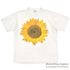1990's ONEITA SUN FLOWER T-SHIRT ... L