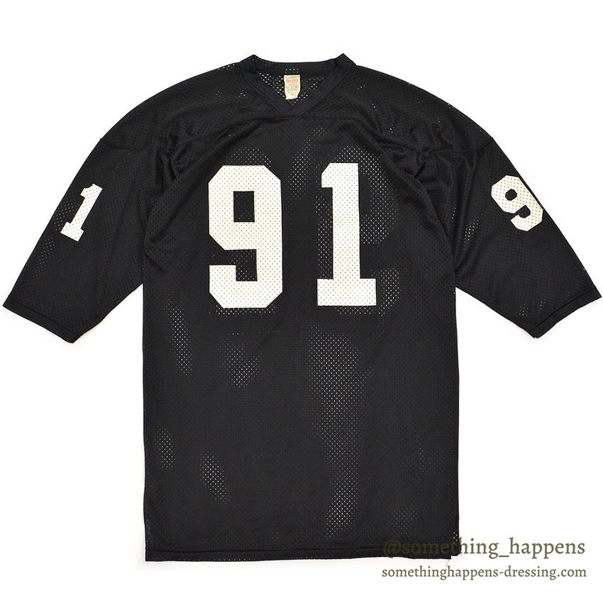 1960's SOUTHERN ATHLETIC FOOTBALL MESH JERSEY / BLACK...XL