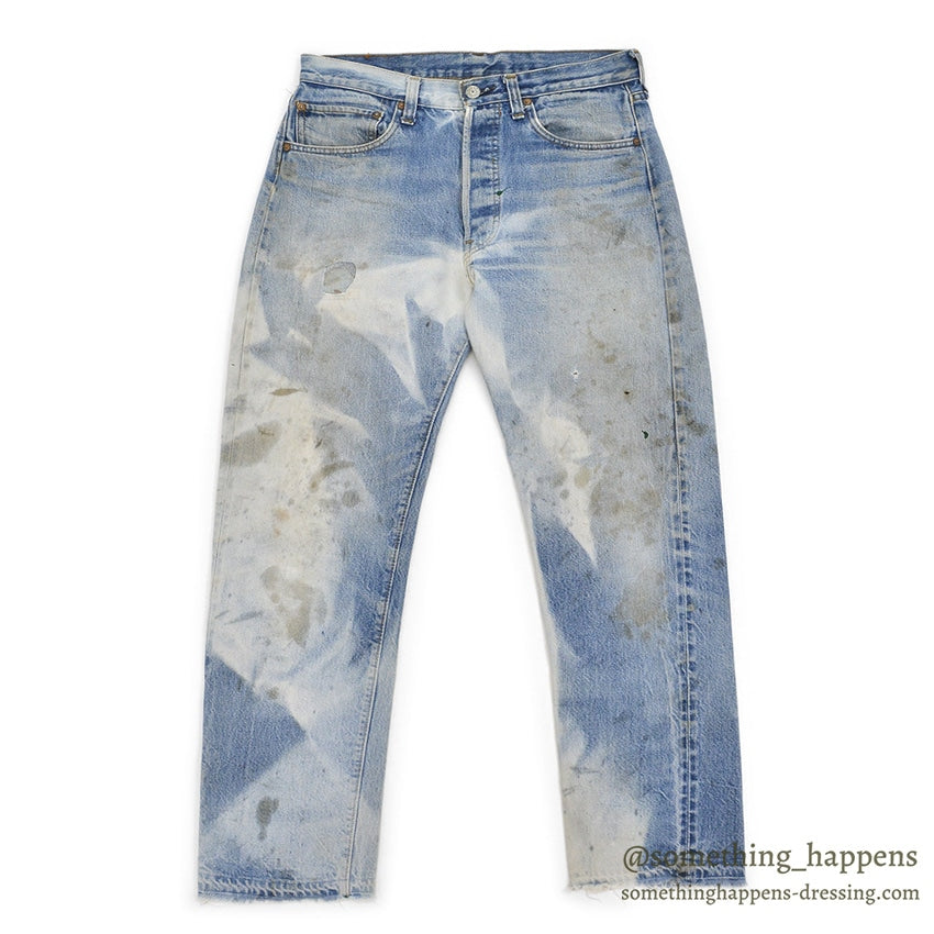 1970's Levi's 501 66 LATE / SUN FADED... W31/L30