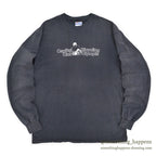 1980's~ HANES CAPITAL BICYCLING CLUB OLYMPIA L/S T-SHIRT / CUSTOMIZED POCKETS ... XL