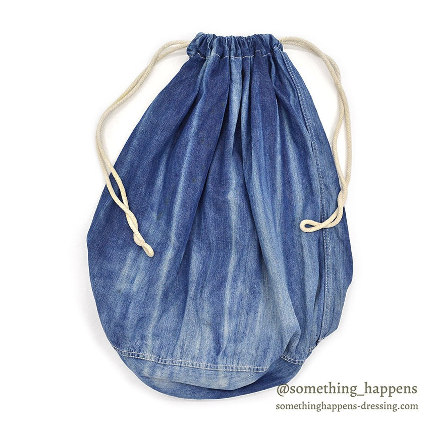 1940's U.S.ARMY WW2 DENIM BARRACKS BAG / SUN FADED ...