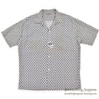 1960's KEY WEST PAISLEY-LIKE PATTERN SHIRT / BLUE ... M