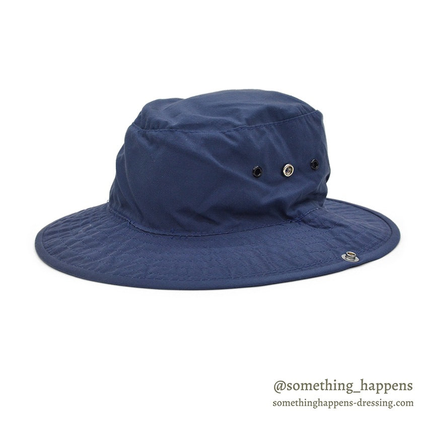 1980's DEADSTOCK COLUMBIA TECHNICLOTH SUN HAT / NAVY ... L