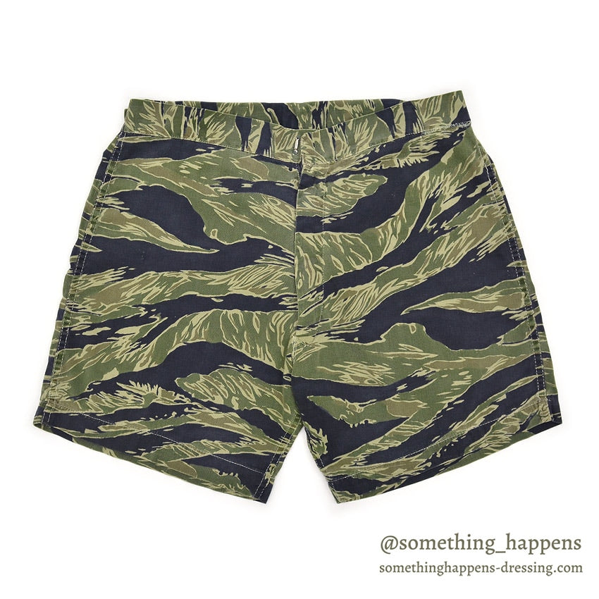 1970's OLD TIGER STRIPE SHORTS / NICE SIZE...