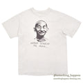 1990's HANES GANDHI PRINT T-SHIRT ... M