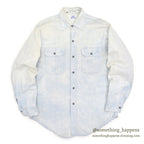 1960's SEARS CHAMBRAY SHIRT / SUPER FADED ...