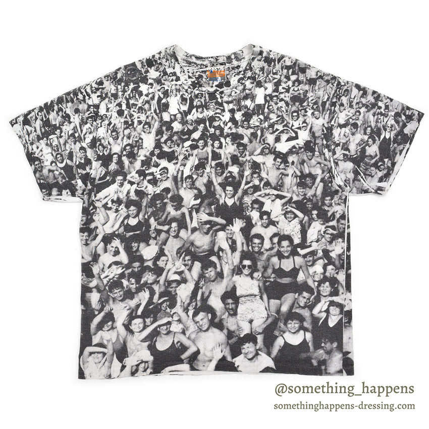 1990's HANES GEORGE MICHAEL ALL OVER PHOTO PRINT T-SHIRT ... XL