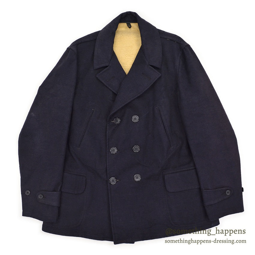 1930's DEADSTOCK MONTGOMERY WARD DOUBLE BREASTED MOLESKIN JACKET... 42