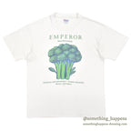 1990's HANES BROCCOLI EMPEROR HIGH PERFORMER PRINT T-SHIRT ... L