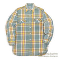1950's PILGRIM HEAVY FLANNEL SHIRT / PERFECT COLOR COMBO...