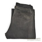 1930's BLACK FRISCO PANTS BACKLE BACK / HEAVY COTTON... W31/L29
