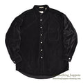 1980's~ BURMA BIBAS BLACK VELOR SHIRT... L