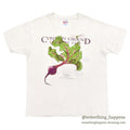 1990's HANES BEET PRINT T-SHIRT...L