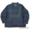 1930's UNKNOWN DENIM COVERALL / THICK DENIM...
