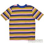 1970's CK MULTI COLOR BORDER POCKET T-SHIRT ...