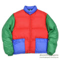 1970's Daniel S. Reid MULTI COLOR DOWN JACKET / EXTREMERY RARE... M