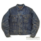 1960's LEVI'S 558 DENIM VEST / CHOPPED SLEEVE... 42