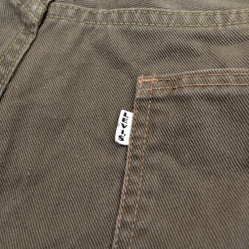 60's Levi's 800D BIG-E Twill Pants... Actual measurements: W35.5 x L31