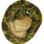 70's Duxbak Duck Hunter Camo Hunting Hat... 71/2
