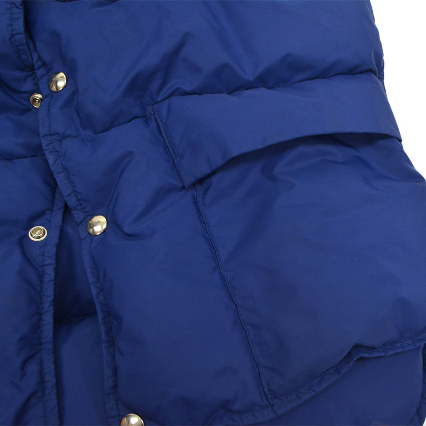 80's LL Bean unbranded snap down vest... M