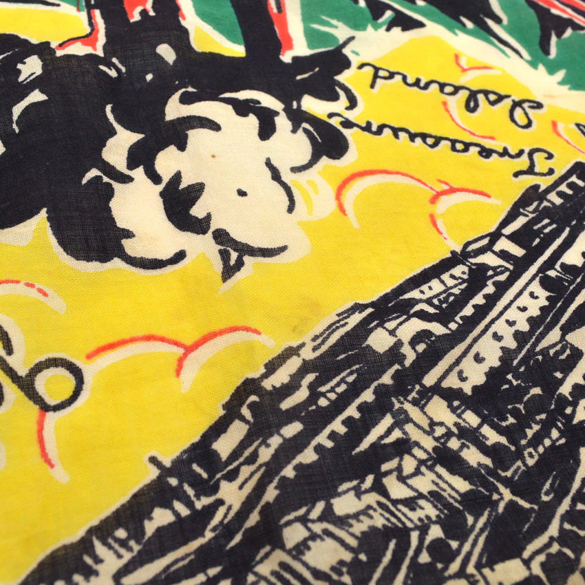 30's San Francisco World's Fair Advertising Bandana...
