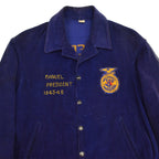 40's FFA embroidery button front jacket, rare... 42